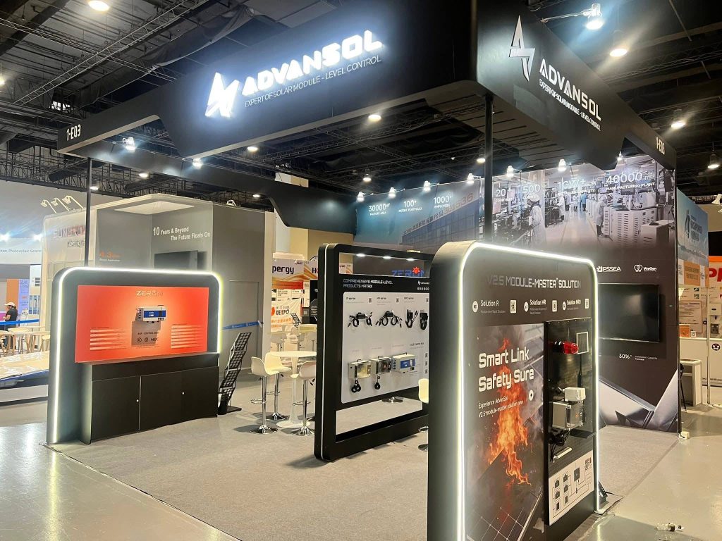 Advansol exhibit booth fabrication Manila Philippines SMX Convention Center